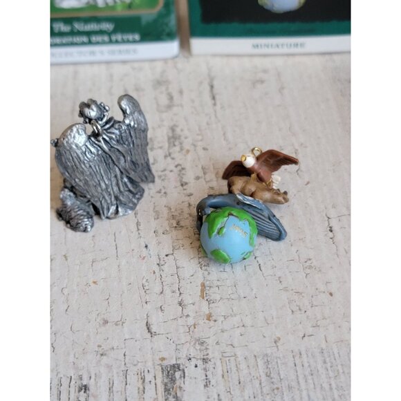 Hallmark miniature Noah earth animal nativity ornament Xmas set - Picture 4 of 6